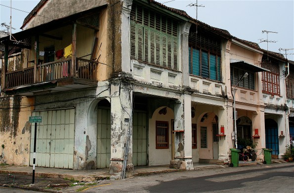 street corner lost in time