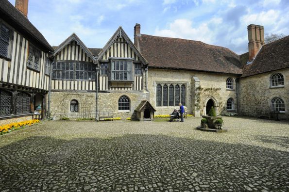 Ightham courtyard